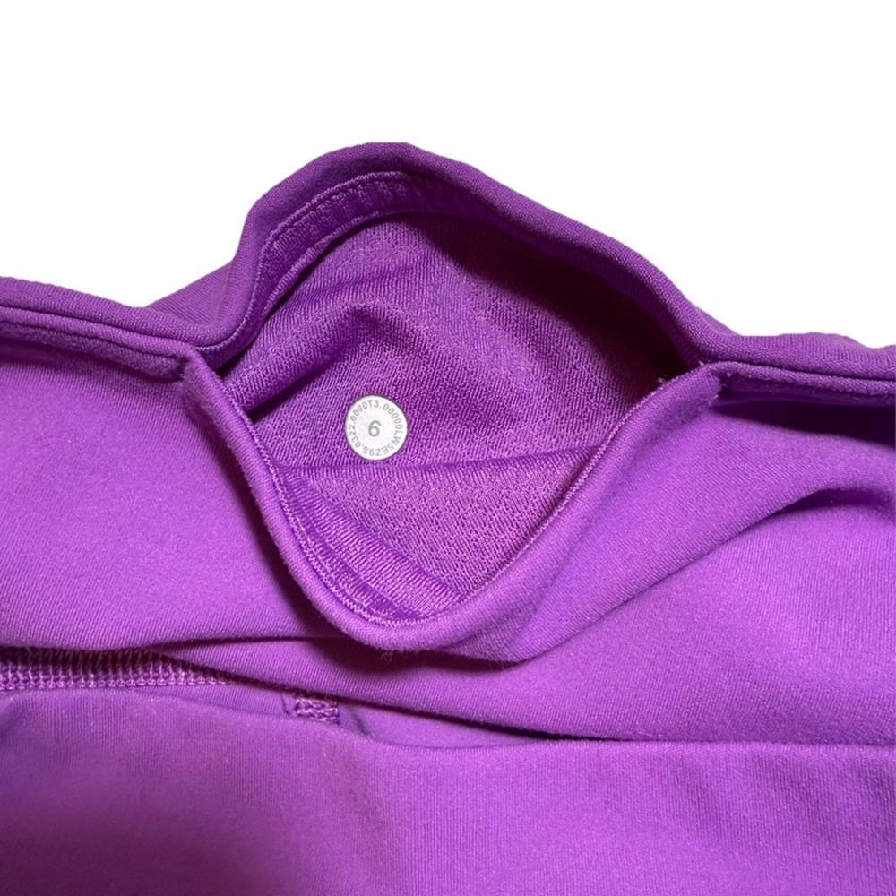 LULULEMON Women’s Flared Yoga Leggings Purple Size 6 Tall, Like New Condition - Picture 2 of 7